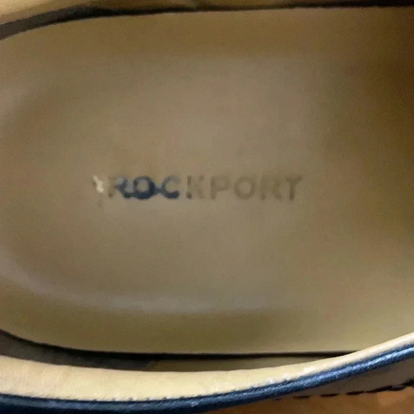 Rockport Men’s Dress Shoe  Black Leather 13W - Picture 7 of 9